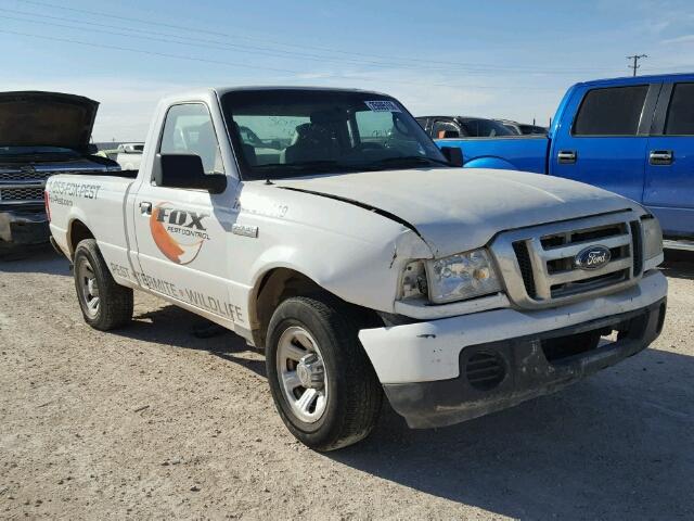 1FTYR10DX9PA50443 - 2009 FORD RANGER WHITE photo 1