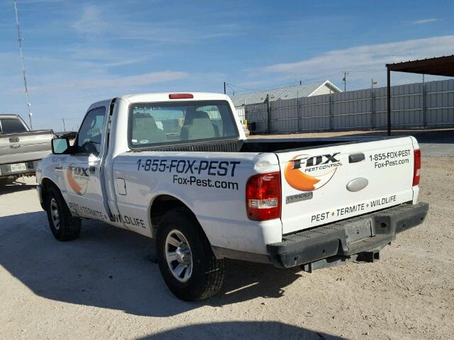 1FTYR10DX9PA50443 - 2009 FORD RANGER WHITE photo 3