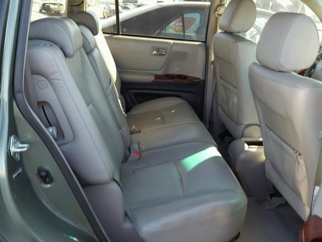 JTEDP21A140032599 - 2004 TOYOTA HIGHLANDER GREEN photo 6