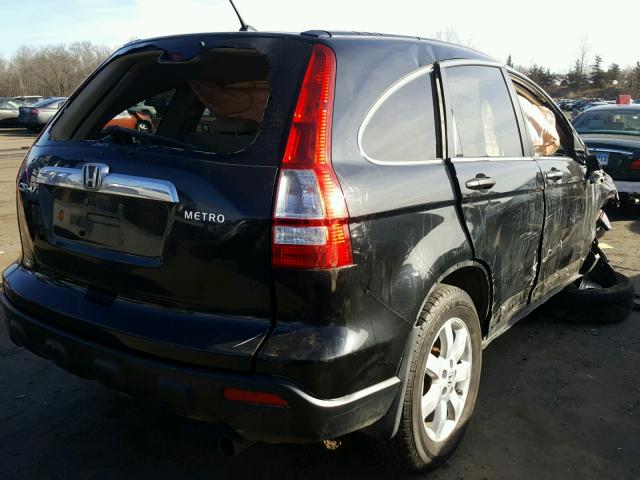 5J6RE48569L059091 - 2009 HONDA CR-V EX BLACK photo 4