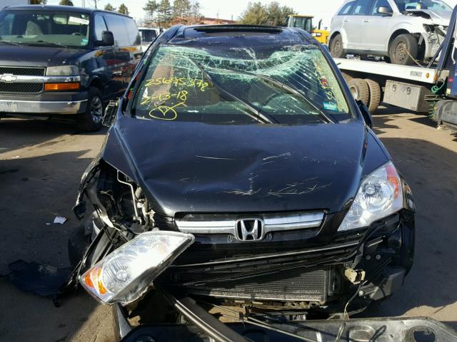 5J6RE48569L059091 - 2009 HONDA CR-V EX BLACK photo 9