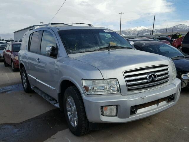 5N3AA08C04N809011 - 2004 INFINITI QX56 SILVER photo 1