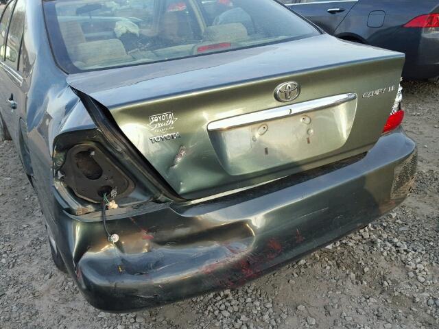 4T1BE32K24U341677 - 2004 TOYOTA CAMRY LE მწვანე ფოტო 10