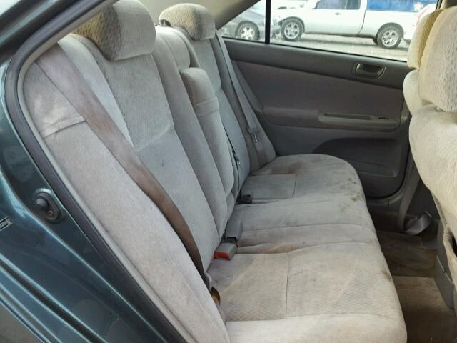 4T1BE32K24U341677 - 2004 TOYOTA CAMRY LE მწვანე ფოტო 6