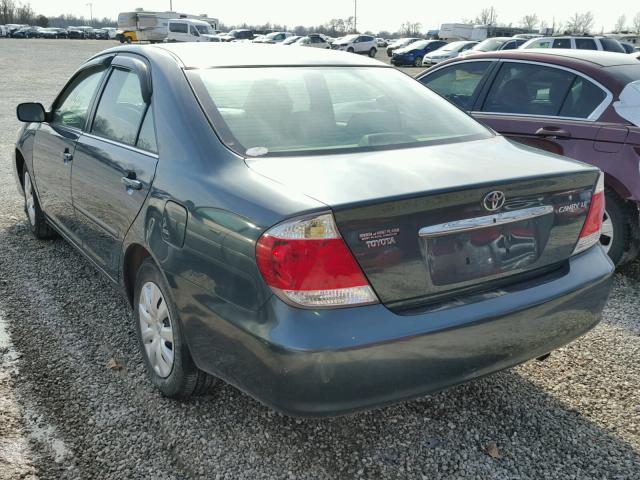 4T1BE32K65U412512 - 2005 TOYOTA CAMRY LE GREEN photo 3