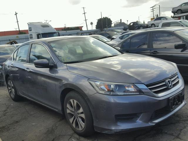 1HGCR2F34FA074736 - 2015 HONDA ACCORD LX GRAY photo 1