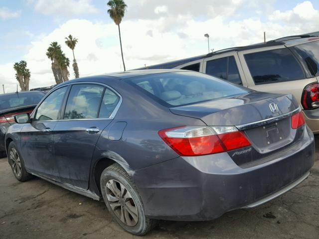 1HGCR2F34FA074736 - 2015 HONDA ACCORD LX GRAY photo 3