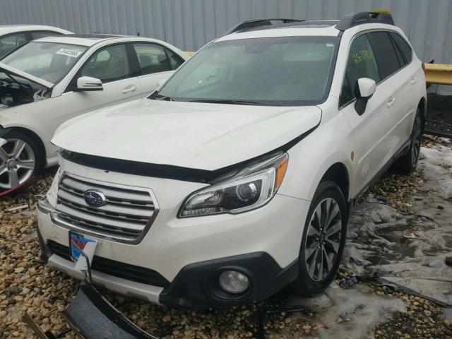 4S4BSBNC0F3260256 - 2015 SUBARU OUTBACK 2. WHITE photo 2