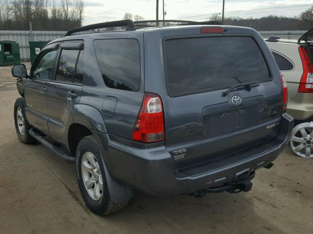 JTEBT14R370068345 - 2007 TOYOTA 4RUNNER SR BLUE photo 3