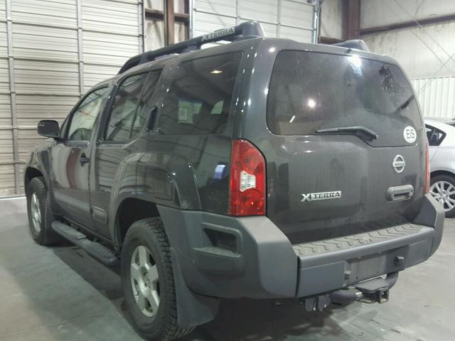 5N1AN08W85C652722 - 2005 NISSAN XTERRA OFF GRAY photo 3