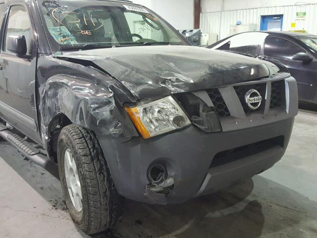 5N1AN08W85C652722 - 2005 NISSAN XTERRA OFF GRAY photo 9