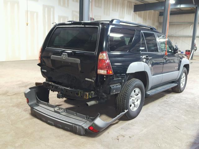 JTEBT14R738000657 - 2003 TOYOTA 4RUNNER SR BLACK photo 4