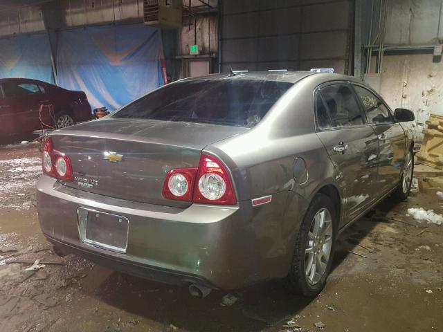 1G1ZE5E75AF207681 - 2010 CHEVROLET MALIBU LTZ 棕色 照片 4