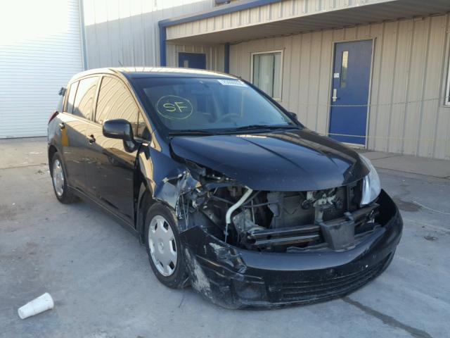 3N1BC13EX8L387140 - 2008 NISSAN VERSA S BLACK photo 1