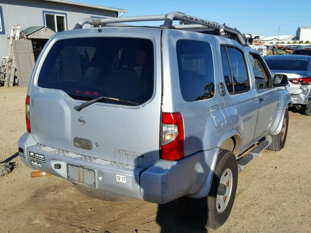 5N1ED28T3YC515066 - 2000 NISSAN XTERRA XE SILVER photo 4