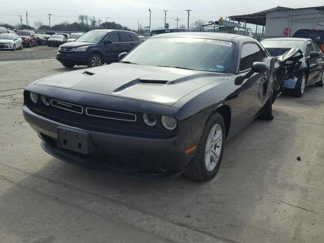 2C3CDZAG0GH131716 - 2016 DODGE CHALLENGER BLACK photo 2