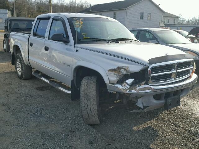 1B7HG2AN81S262584 - 2001 DODGE DAKOTA QUA SILVER photo 1