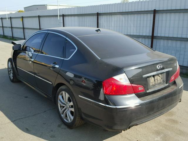 JN1CY0AP6AM910170 - 2010 INFINITI M35 BASE BLACK photo 3