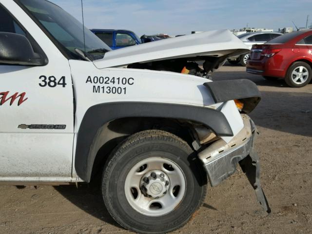 1GCHK24U96E143384 - 2006 CHEVROLET SILVERADO GRAY photo 9