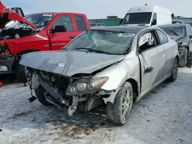 JTKDE167580259214 - 2008 SCION TC SILVER photo 2