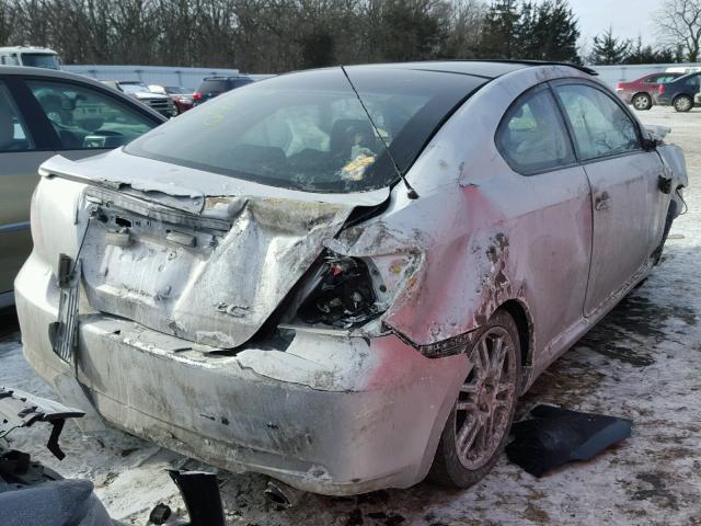 JTKDE167580259214 - 2008 SCION TC SILVER photo 4