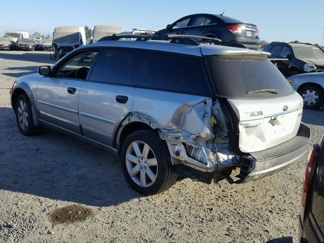 4S4BP61C667354505 - 2006 SUBARU LEGACY OUT SILVER photo 3