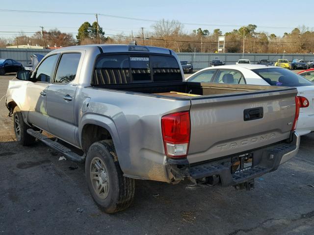 5TFAZ5CN6GX013173 - 2016 TOYOTA TACOMA DOU SILVER photo 3