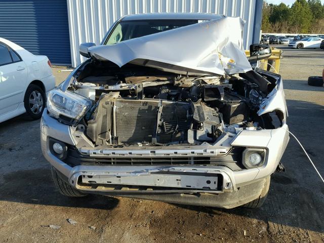 5TFAZ5CN6GX013173 - 2016 TOYOTA TACOMA DOU SILVER photo 7