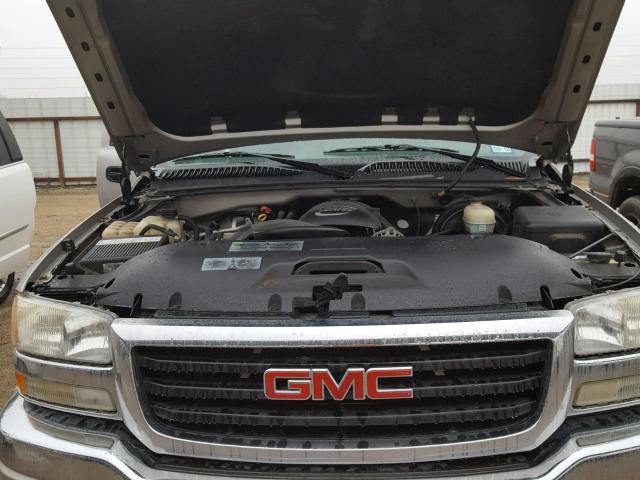 2GTEK13TX51188887 - 2005 GMC NEW SIERRA SILVER photo 7