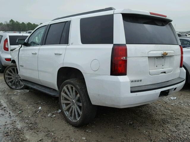 1GNSCBKC6FR670277 - 2015 CHEVROLET TAHOE C150 WHITE photo 3