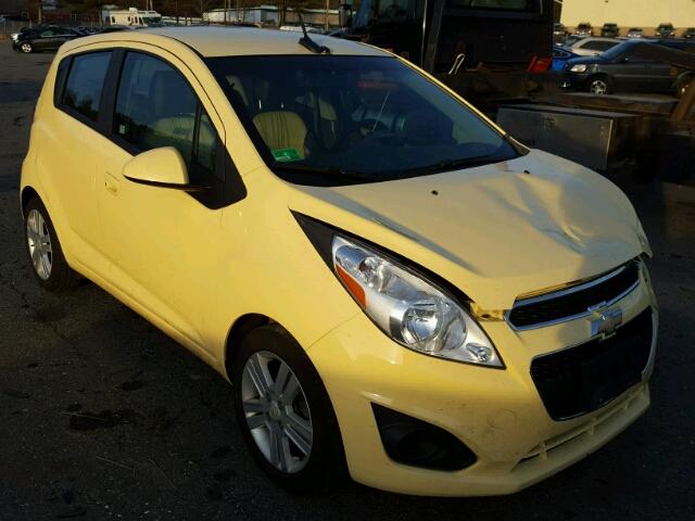 KL8CB6S99EC480088 - 2014 CHEVROLET SPARK LS YELLOW photo 1