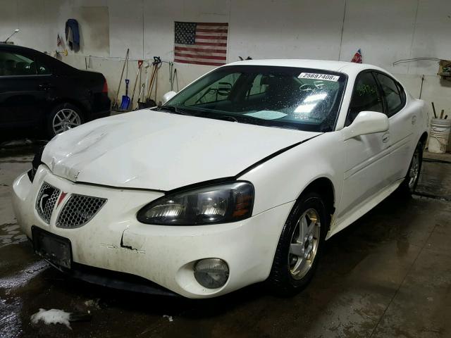 2G2WP522541275542 - 2004 PONTIAC GRAND PRIX WHITE photo 2