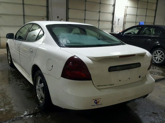 2G2WP522541275542 - 2004 PONTIAC GRAND PRIX WHITE photo 3
