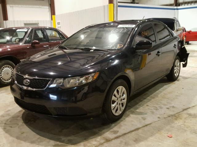 KNAFU4A21D5646093 - 2013 KIA FORTE EX BLACK photo 2