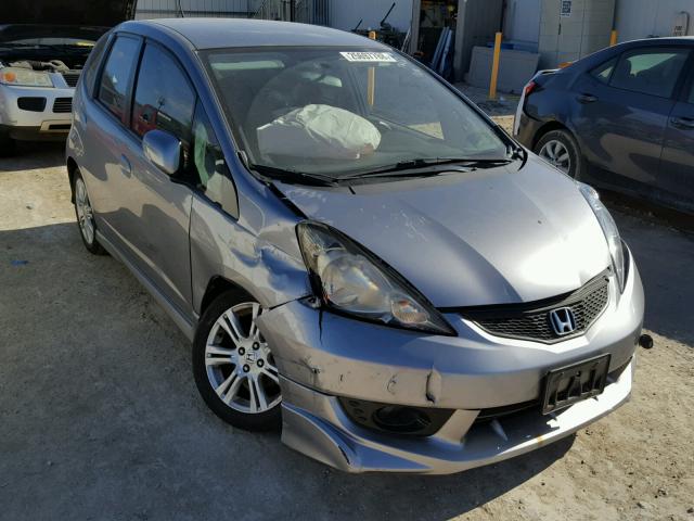 JHMGE8H43AC027469 - 2010 HONDA FIT SPORT BLUE photo 1