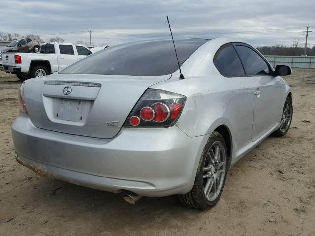 JTKDE167580249413 - 2008 TOYOTA SCION TC SILVER photo 4