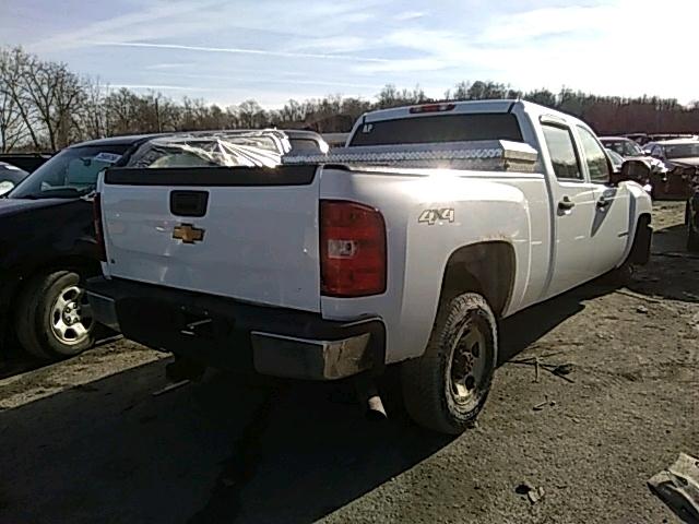 1GCHK23K17F538252 - 2007 CHEVROLET SILVERADO WHITE photo 4