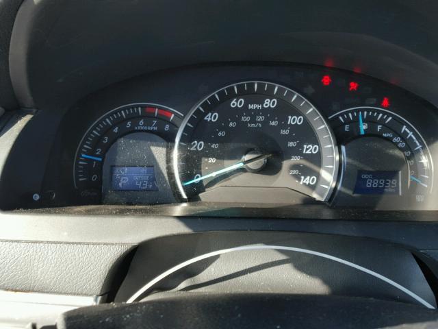 4T1BF1FK6CU035849 - 2012 TOYOTA CAMRY BASE SILVER photo 8