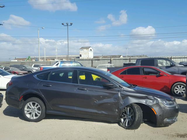 1C3CCCAB5FN714650 - 2015 CHRYSLER 200 LIMITE GRAY photo 9