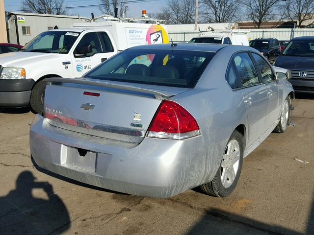 2G1WB5EK0B1176543 - 2011 CHEVROLET IMPALA LT SILVER photo 4