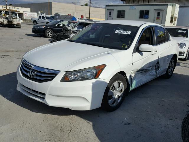 1HGCP2F3XBA085952 - 2011 HONDA ACCORD LX WHITE photo 2