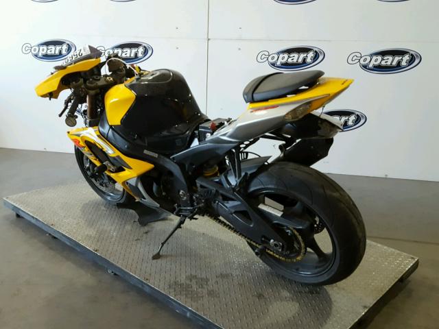 JS1GT77A972106002 - 2007 SUZUKI GSX-R1000 YELLOW photo 3