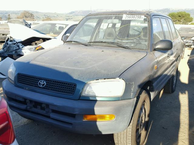 JT3GP10V7V7006974 - 1997 TOYOTA RAV4 GREEN photo 2