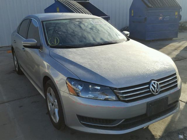 1VWBP7A39CC076354 - 2012 VOLKSWAGEN PASSAT SE GRAY photo 1