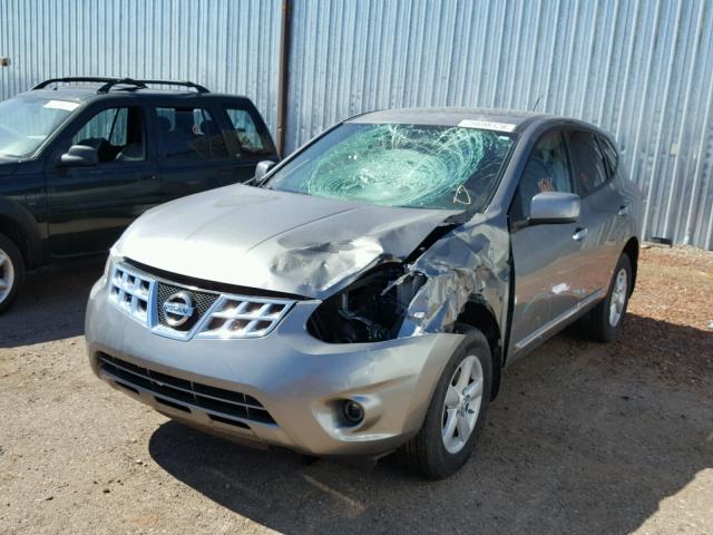 JN8AS5MT8DW005244 - 2013 NISSAN ROGUE S GRAY photo 2