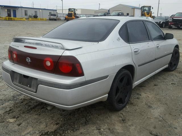 2G1WH52K239254438 - 2003 CHEVROLET IMPALA LS SILVER photo 4