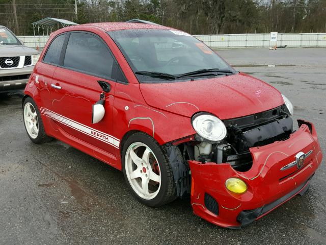 3C3CFFFH4DT568647 - 2013 FIAT 500 ABARTH RED photo 1