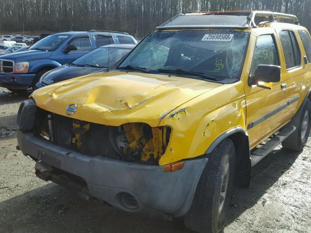 5N1ED28Y24C626584 - 2004 NISSAN XTERRA XE YELLOW photo 9