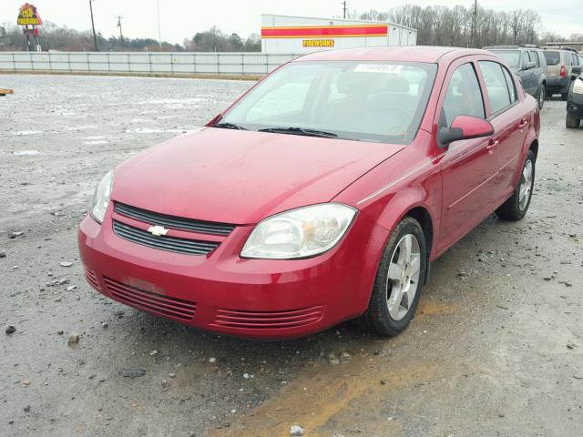 1G1AD5F51A7126197 - 2010 CHEVROLET COBALT 1LT BURGUNDY photo 2