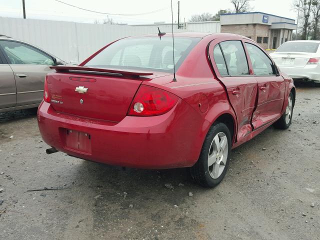 1G1AD5F51A7126197 - 2010 CHEVROLET COBALT 1LT BURGUNDY photo 4